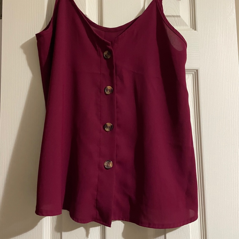 Red tank top
